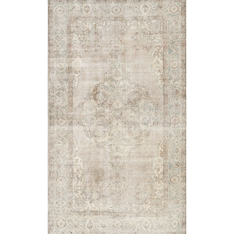 One Allium Way® Albertville Oriental Brown/Beige/Gray Area Rug Wayfair